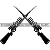 Sports Game Hunting Fishing Hunt Fish Rifle ClipArt SVG