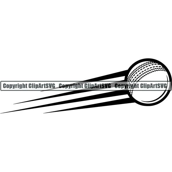 Sports Game Cricket Motion ClipArt SVG
