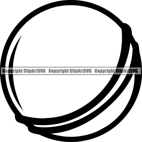 Sports Game Cricket Ball ClipArt SVG
