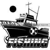 Sports Game Hunting Fishing Hunt Fish Logo ClipArt SVG