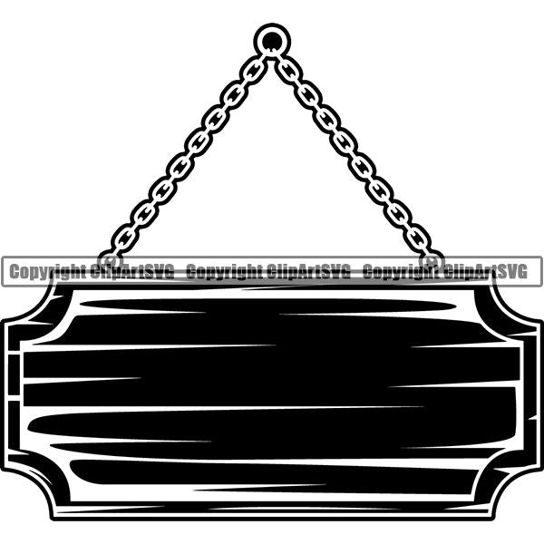 Construction Woodworking Carpenter Lumberjack Sign Wood Hanging ClipArt SVG