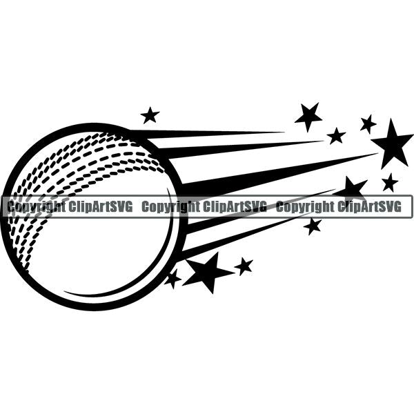 Sports Game Cricket Motion ClipArt SVG