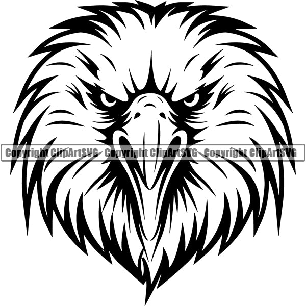 Eagle American Bald Bird Animal ClipArt SVG – ClipArt SVG
