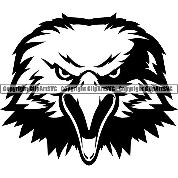 Eagle American Bald Bird Animal ClipArt SVG – ClipArt SVG