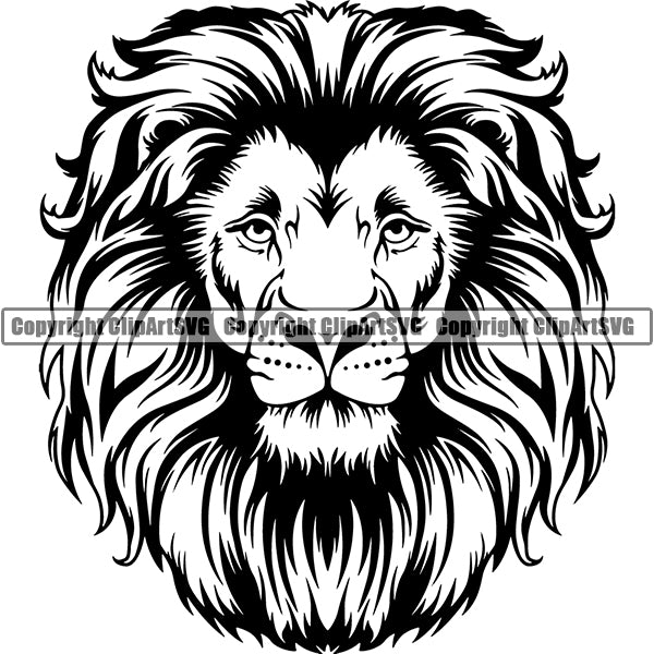 Lion Animal ClipArt SVG