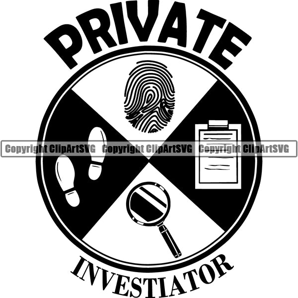 private investigator clipart