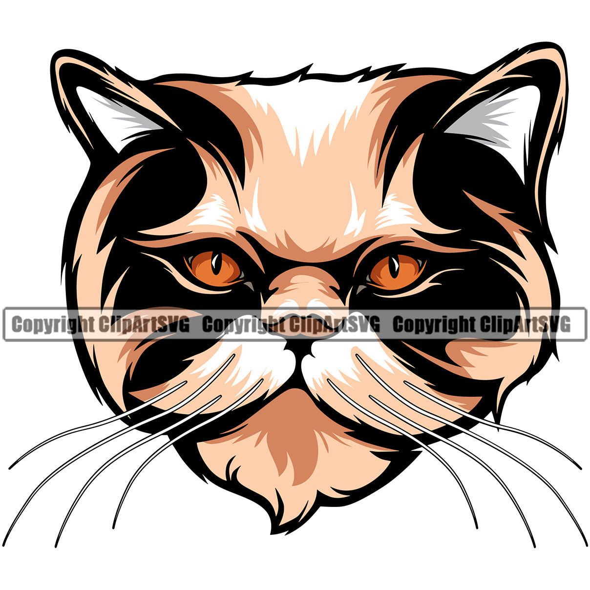 Angry Cat Vector, Cat vector, Angry Cat svg