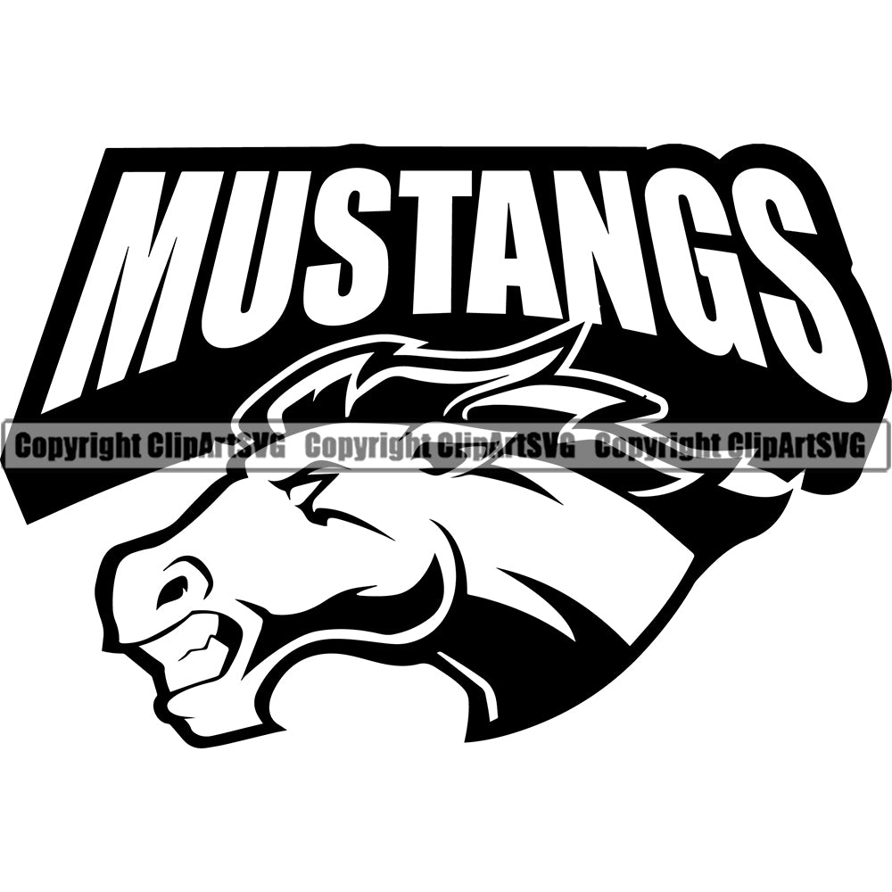 ford mustang logo clip art