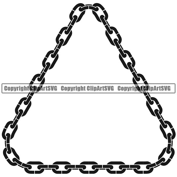 Chain Svg. Metal Chain Svg. Metal Chain Circle Frame Svg. Metal