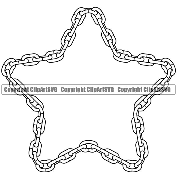 metal chain drawing