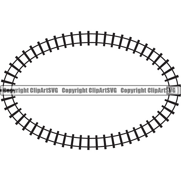 running track oval clipart