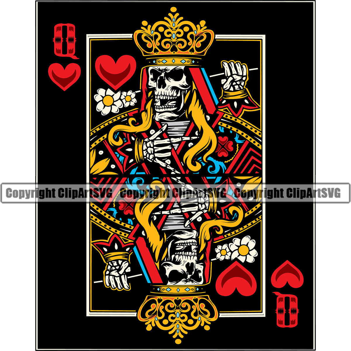 King Of Spades. Original Design Royalty Free SVG, Cliparts