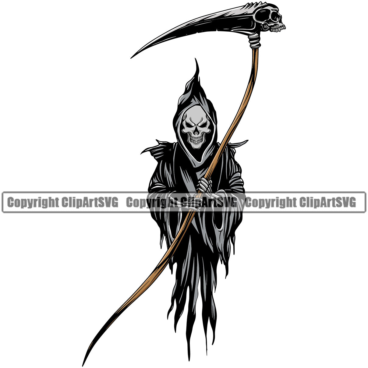 Grim reaper graphic cart, Death Eyes, The Horror Game Halloween , Halloween  transparent background PNG clipart
