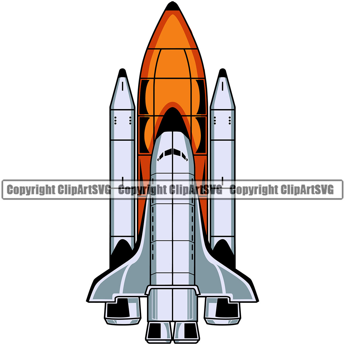 clipart space shuttle