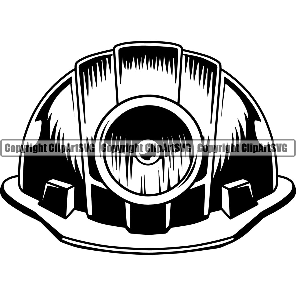 Mine Miner Mining Construction Work Worker Building Contractor Builder Build Building Worker Helmet Logo Vector Design Element Carpenter Business Company Job Design Logo Clipart SVG