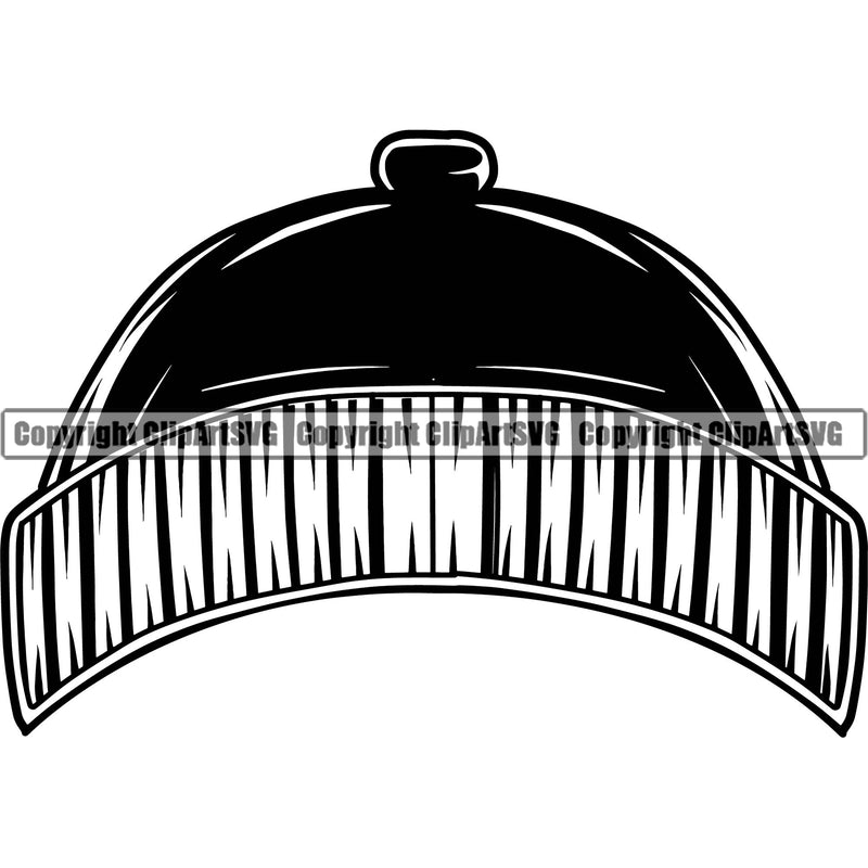 Lumberjack Hat Vector Design Element Black And White Color Woodcutter Man Cartoon Character Wood Working Axe Forest Tree Logger Job Lumber Industry Log Mascot Art Logo Clipart SVG