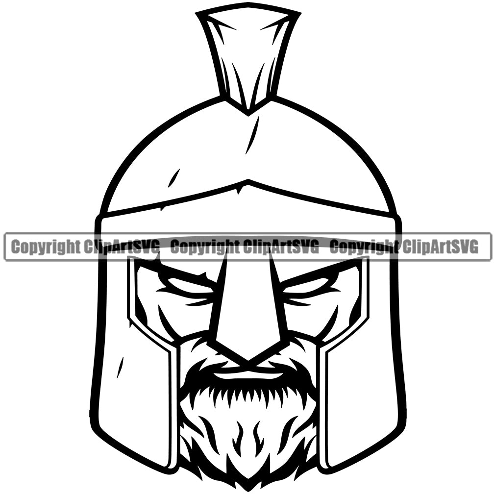 spartan helmet clip art