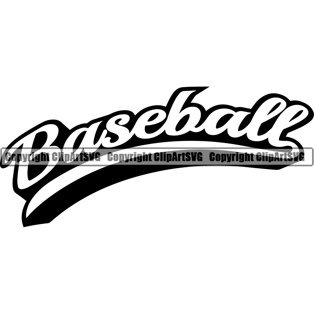 Baseball Tail SVG Vectror Bundle, Baseball Swoosh SVG