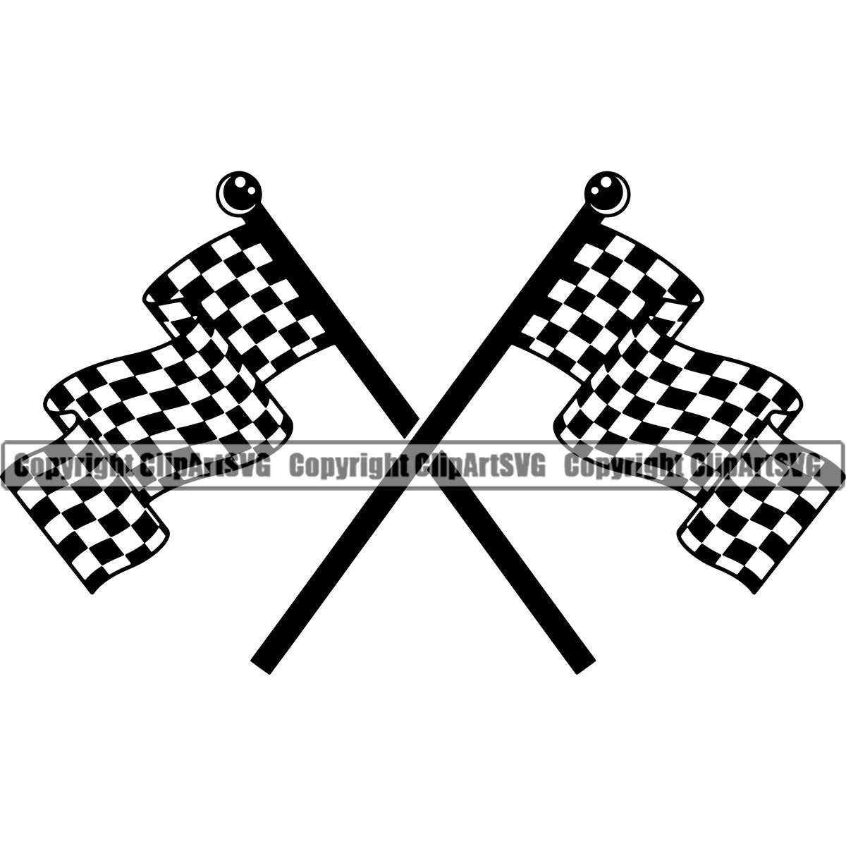 Motorcycle Car Street Racing Race Racer Transportation Checker