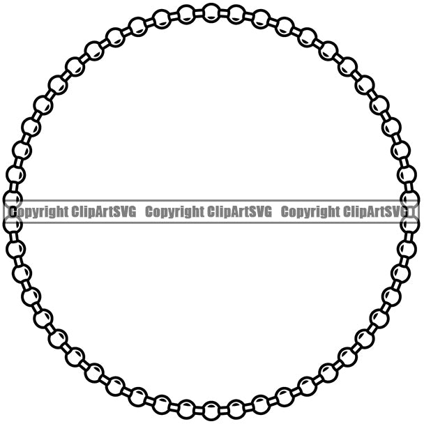 Blank Dogtags And Ball Chain On White Background Stock Photo