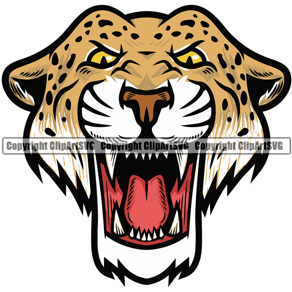Tigers , Leopard Tigers , Tigers School Team SVG PNG
