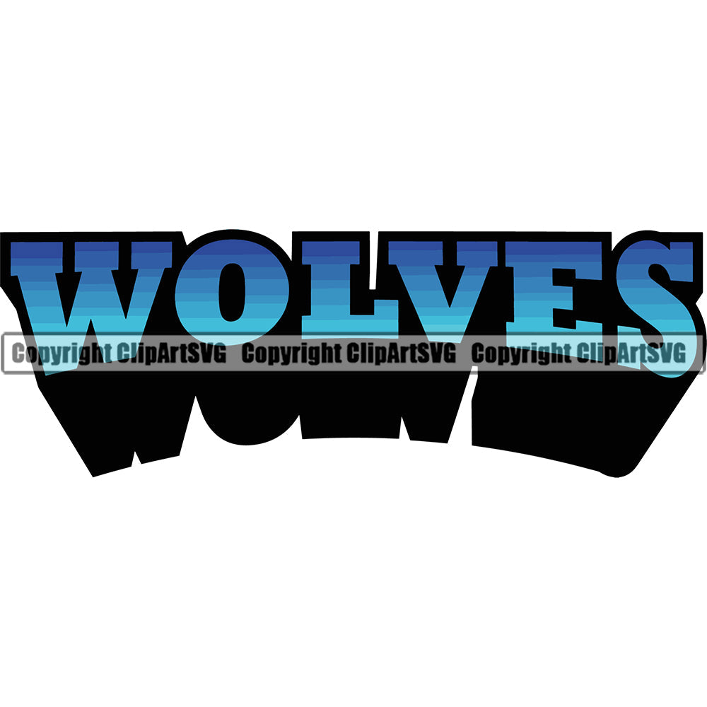 timberwolves mascot clipart