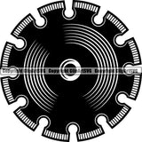 Construction Woodworking Carpenter Lumberjack Saw Blade ClipArt SVG