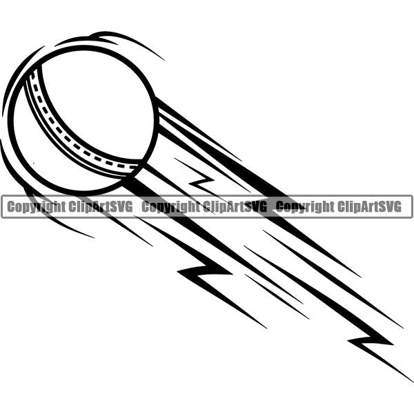 Sports Game Cricket Motion ClipArt SVG