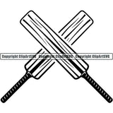Sports Game Cricket Logo ClipArt SVG