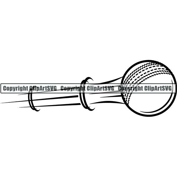 Sports Game Cricket Motion ClipArt SVG