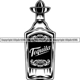 Alcohol Bottle Liquor Drink Drinking ClipArt SVG