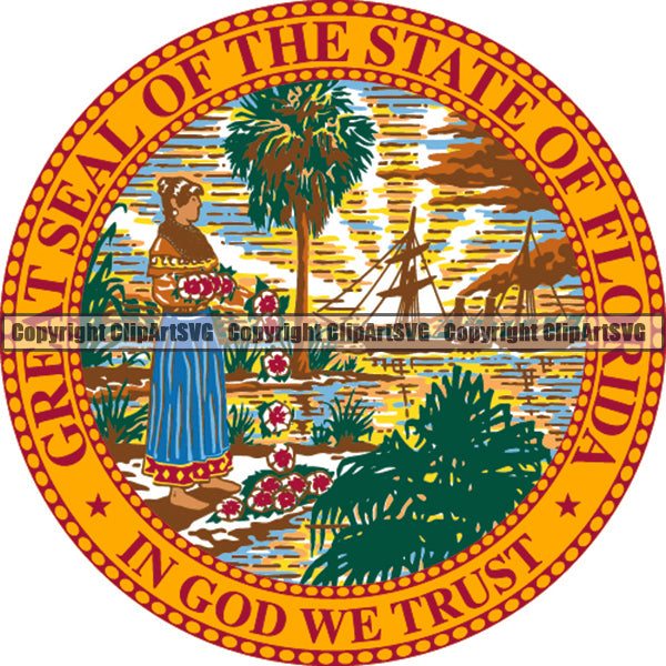 State Flags Seal