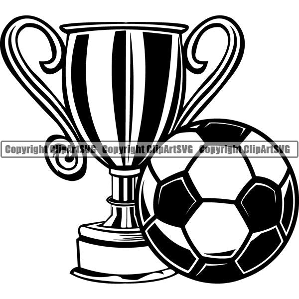 Sports Soccer Logo ClipArt SVG