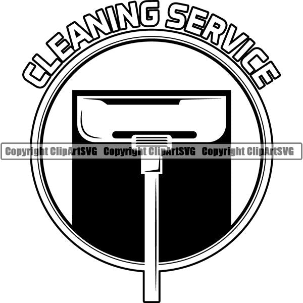 Maid Cleaning Service Housekeeping Housekeeper ClipArt SVG