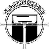 Maid Cleaning Service Housekeeping Housekeeper ClipArt SVG