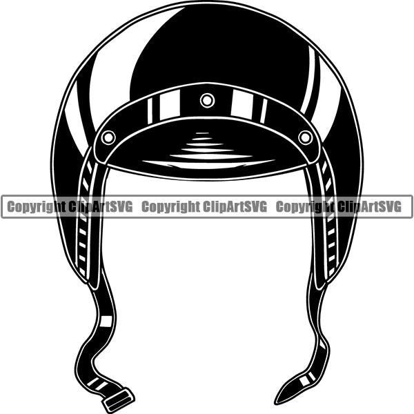 Motorcycle Bike Chopper Helmet Skull ClipArt SVG