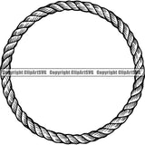 Rope Design Element Nautical Ship Sailing Boat Boating Sail Sailboat Knot ClipArt SVG