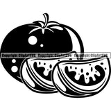 Food Tomatoe ClipArt SVG