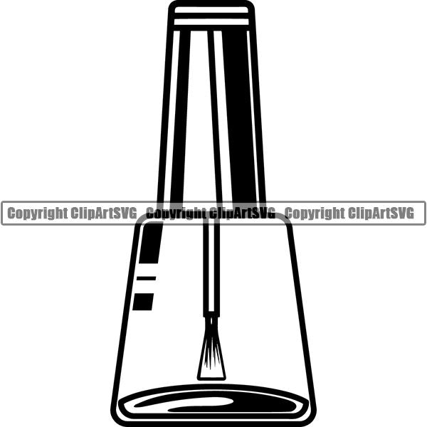 Fashion Beauty Cosmetology Cosmetics Makeup Nail Polish 5tgtyt66 ClipArt SVG