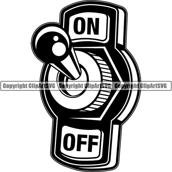 Mechanic Repair Shop Garage Switch ClipArt SVG