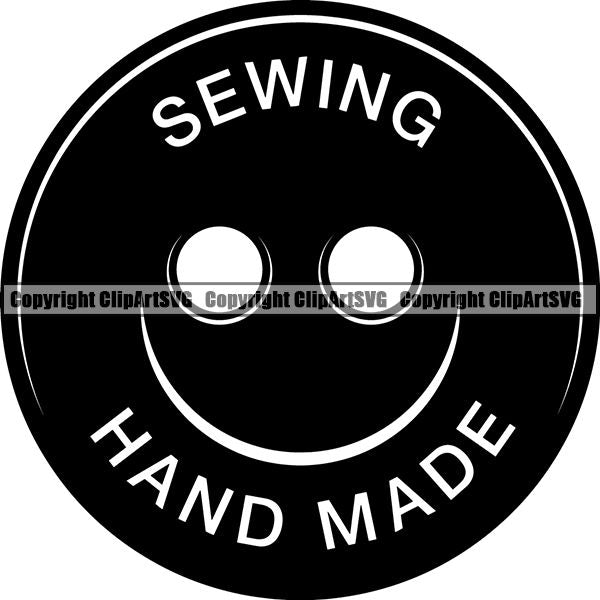 Tailor Seamstress Alterations Logo ClipArt SVG