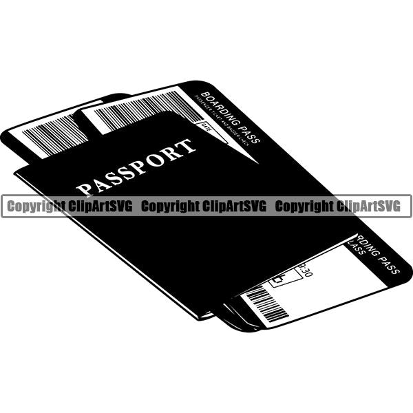 Transportation Airplane Passport Boarding Pass 66y7a.jpg