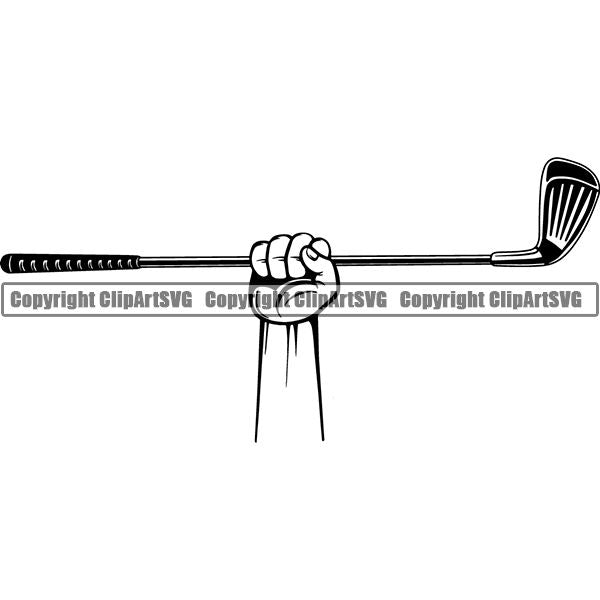 Sports Game Golf Club ClipArt SVG