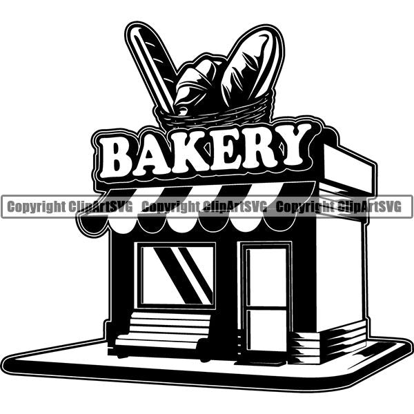 Cooking Baking Chef Cook Bake Baker Logo ClipArt SVG