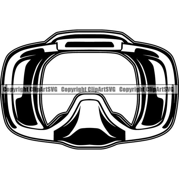 Diving Dive Diver Equipment Nautical Sailing Boating Sail Boat Sailboat ClipArt SVG