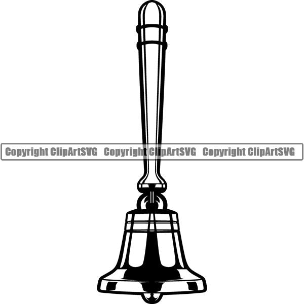 Business Office Advertising Money Bell Hand ClipArt SVG