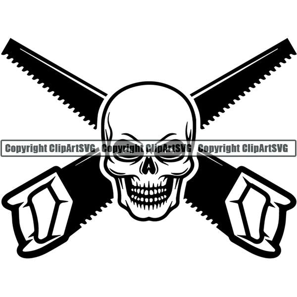 Construction Woodworking Carpenter Lumberjack Logo ClipArt SVG