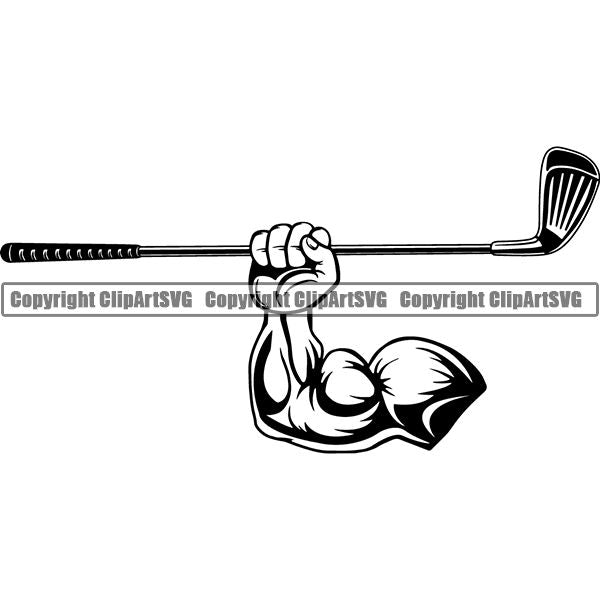 Sports Game Golf Club ClipArt SVG