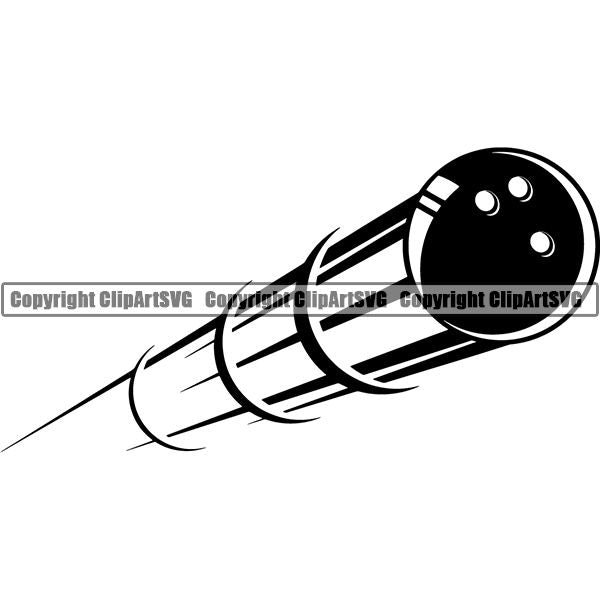 Sports Game Bowling Bowler Bowl Motion ClipArt SVG
