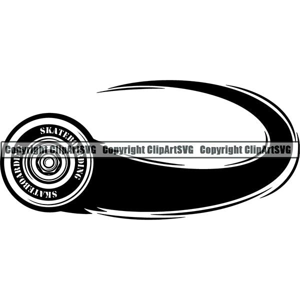 Sports Skateboarding Skateboard Motion ClipArt SVG